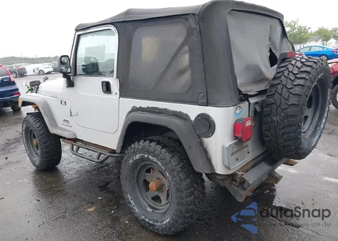 2003 Jeep Wrangler X z USA, uszkodzony, nr VIN 1J4FA39S63P348565